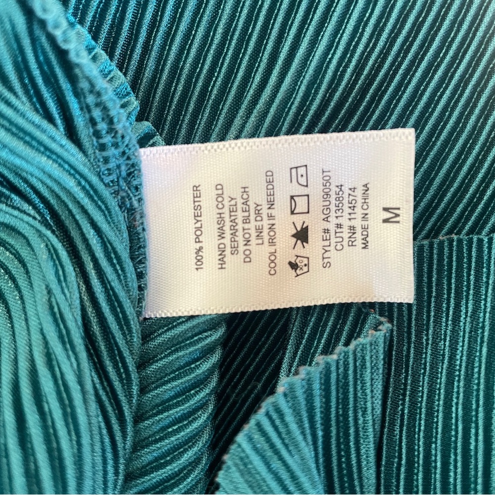 Ro & De Teal Button Down Shirt‎ - Picture 9 of 9